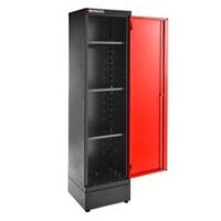 JLS3 Armoire 2m porte simple rouge
