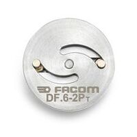 Brake piston rewinder flange, 2 pin