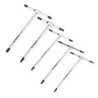 Tee handle hexagonale key set, 5 pieces