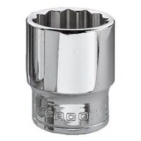 Steckschluessel 3/8″ 12-Kant 5/8