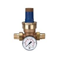Regulador de presión para agua, con manómetro, R 3/4, 0, 2 - 2 bar