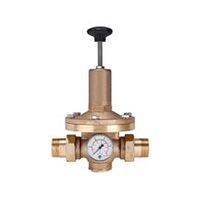Regulador de presión para agua, con manómetro, R 1 1/2, 0, 2 - 2 bar