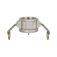 Kamlok záró sapka, DC típus, alumínium, BG 3/4, dugasz-Ø 32