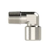 Pieza angular, interior/exterior, G/R 1/2, SW 21, latón niquelado