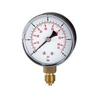 Standard nyomásmérő „nyomásvezeték” G 1/4 alul, -1/0 bar/-14, 5 psi, Ø50