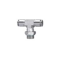 T-skruekobling, drejbar, M5 udvendig slange-Ø 4, ES 1.4404