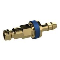 Dop de conectare inconfundabil NW 5, alamă nefinisată, dop LW 6, albastru