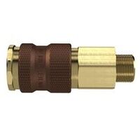 Cuplaj rapid inconfundabil NW 7, 8, G 1/4 AG maro