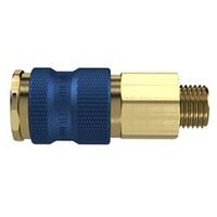 Cuplaj rapid inconfundabil NW 7, 8, G 1/4 AG, albastru