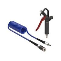 Set pistol cu furtun spiralat Furtun din plastic PU - ø 10x6, 5, max. 3 m