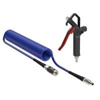 Set pistol cu furtun spiralat Furtun din plastic PU - ø 10x6, 5, max. 6 m