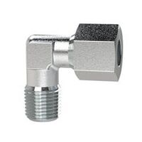 Becsavarható könyökcsatlakozó, NPT 1/8 külső csőátmérő 4, horganyzott acél