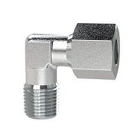 Becsavarható könyökcsatlakozó, NPT 1/8 külső csőátmérő 6, horganyzott acél