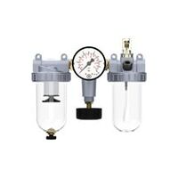 Unitate de întreținere 3 părți „Standard”, cu recipient din policarbonat, BG 2, G 3/8