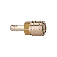 Gyorscsatlakozó NW 7, 2, kétoldali elzárással, tömlőcső LW 6