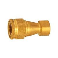 Hidraulikus csatlakozó, kétoldalas elzárással, sárgaréz, G3/8 IG, NW7, 5