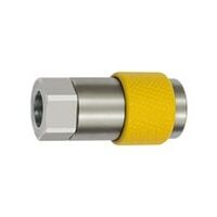 Cuplaje de siguranță rotative inconfundabile NW 6, ISO 6150 C, G 1/4 IG, roșu