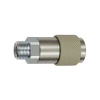 Cuplaje de siguranță rotative inconfundabile NW 6, ISO 6150 C, G 1/4 AG, gri