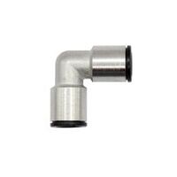 Raccord coudé « value line » pour tuyau extérieur Ø 4 mm, laiton nickelé