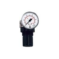 Regulador de presión para agua, con manómetro, G 1/4, 0, 1-3 bar, PE máx. 25