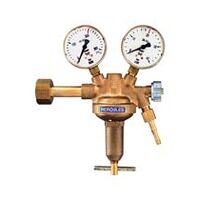 Regulador de presión para botellas, 300 bar, gas combustible, presión de trabajo 0 - 10 bar