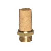 Silencieux en bronze fritté « value line », hexagonal / fileté en laiton, M5