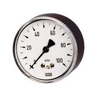 Kapszulás rugós nyomásmérő, G 1/4 hátsó középen, 0 - 60 mbar, Ø 63