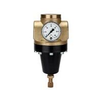 Régulateur haute pression 60 bars, avec manomètre, G 1, plage de régulation 0,5-12 bars
