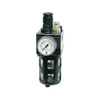 Unité de maintenance combinée, avec cage de protection, BG 1, G 1/4, 0, 5 - 10 bar