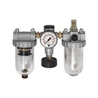 Unité d’entretien 3 pièces « Standard », avec récipient en polycarbonate, BG 1, G 3/8