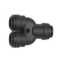 Conector în Y POM pentru furtun cu diametru exterior de 4 mm