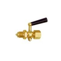 Manométer-elzárócsap, hüvely - csap, sárgarézből, G 1/4
