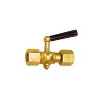 Mérőóra-elzárócsap, csatlakozó - forgatható csatlakozó, sárgaréz, G 1/2