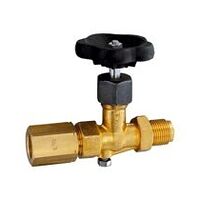 Mérőóra-elzáró szelep, csapos rögzítőhüvely, DIN16270, sárgaréz, G 1/2