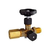 Mérőóra-elzáró szelep, csapos rögzítőhüvely, DIN16271, sárgaréz, G 1/2