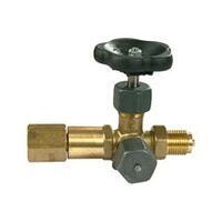 Mérőórás elzáró szelep, forgatható csappal, DIN16271, sárgaréz, G 1/2