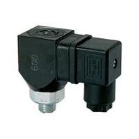 Druckschalter, Wechselkontaktausführung drehbar, Stahl verzinkt, G 1/4, 1-10 bar