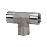 T-stykke, indvendig/indvendig/indvendig, G 1/8, rustfrit stål 1.4404