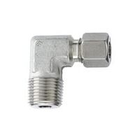 Becsavarható könyökcsatlakozó, R 1/8 külső csőátmérő 6, ES 1.4571, 100 bar