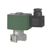 2/2-utas mágnesszelep, ES, NBR, NC, közvetlen vezérlésű, 230 V, 50-60 Hz, NPT 1/8, PN 0-25 bar