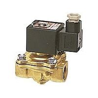 2/2-utas mágnesszelep, sárgaréz, NC, elővezérelt, 230 V, 50-60 Hz, NBR, Rp 3/8, PN 0, 35-14 bar