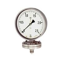 Laprugós manométer, vegyipar, G 1/2 radiális alsó, 0 - 6, 0 bar, Ø 100