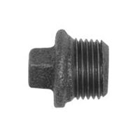 Dop 290, cu margine, R 1 1/4 exterior, fontă turnată, negru