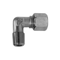 Becsavarható könyökcsatlakozó, R 1 külső csőátmérő 28, horganyzott acél