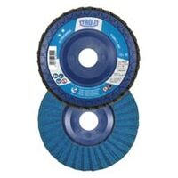 Tyrolit Fächerscheibe TWIN FLAP gerade 125x22,23 mm ZA40 STANDARD Stahl/Inox