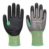 CS Cut C18 Nitrilhandschuh Grau/Schwarz XS