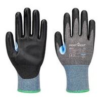 CS Cut D15 PU-handske Grå/Sort XXL