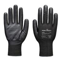 Guantes Cut F21 de nitrilo y tungsteno A9 negros S