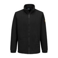 Forro polar ESD antiestático negro L