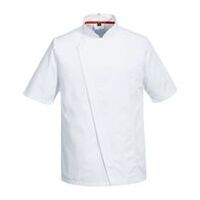 Chef's Mesh Air Pro Asymmetrische Jacke S/S Weiß XXL